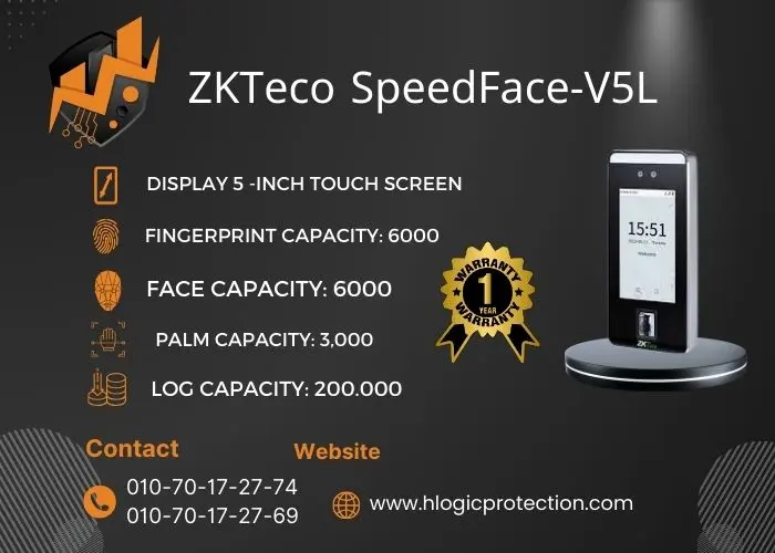 ZKTeco SpeedFace-V5L ZKTeco SpeedFace-V5L