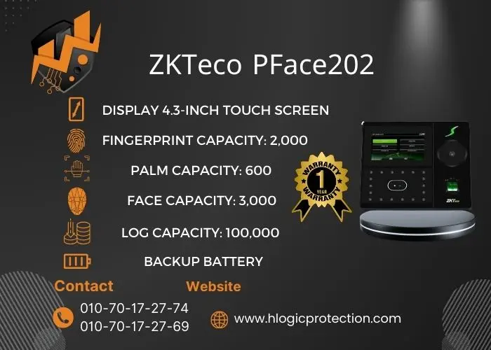 ZKTeco PFace202 ZKTeco PFace202
